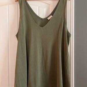 Ava & Viv Olive Green Tank Top